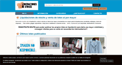 Desktop Screenshot of liquidacionesdestocks.com